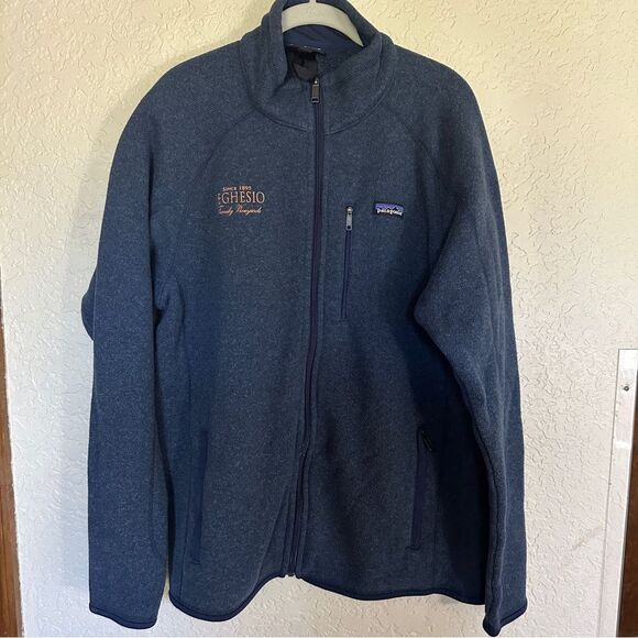 Patagonia Men's‎ Better Sweater Fleece Jacket New Navy Blue Size Large - Picture 11 of 11